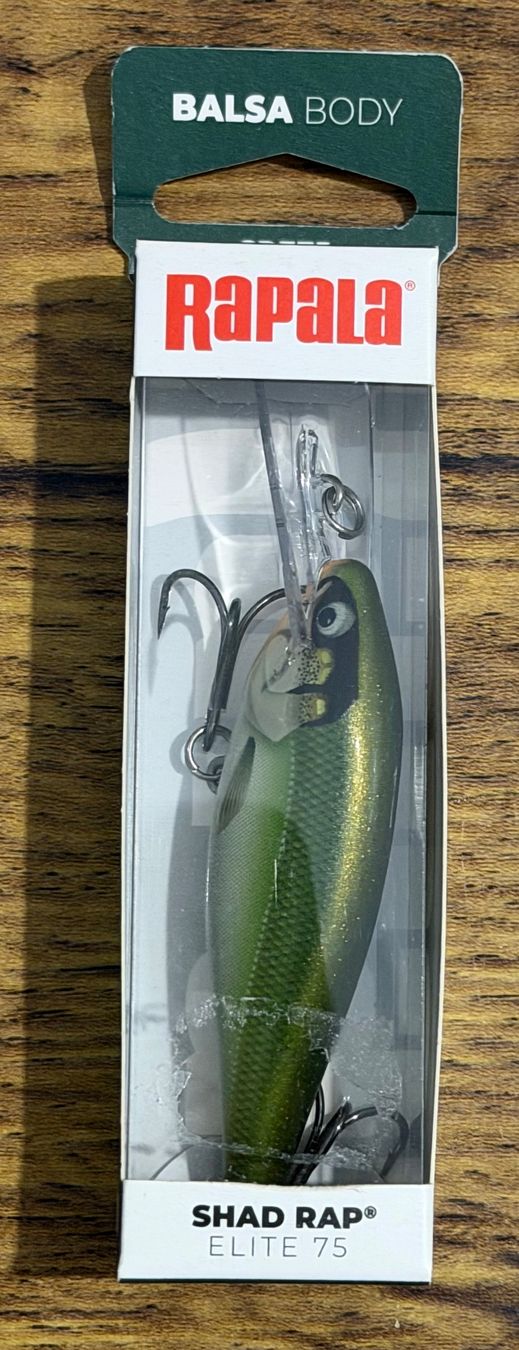 Rapala Köder: Rapala Shad Rap Elite 7.5cm - 12g #23 – Neu und originalverpackt aus Widnau von Fishingtackle_Oggy