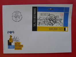 Burgdorf 2022, Vollstempel auf Block, sauberer Brief !