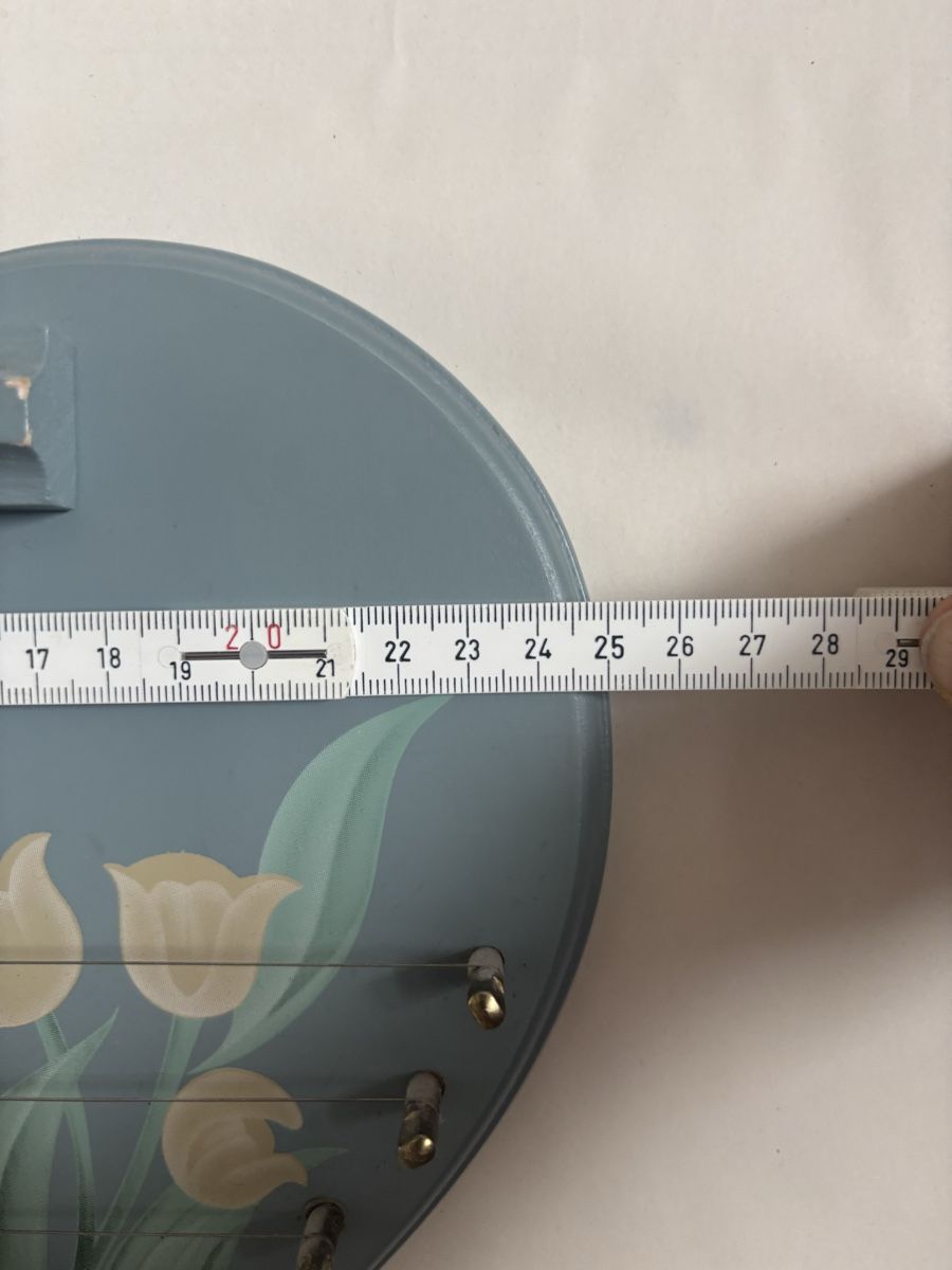 Tutte le decorazioni: Herzform-Zither mit Tulpenmuster. – Usato da Zürich venduto da Rita017 1