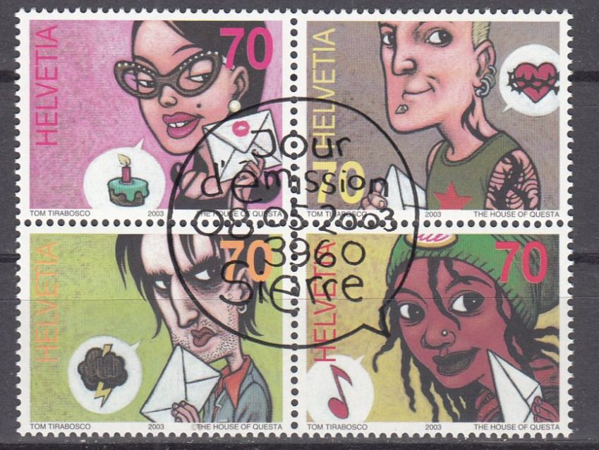 Alle Briefmarken: SBK 1088l mit ET – Gebraucht aus Bürglen TG von StampGraf