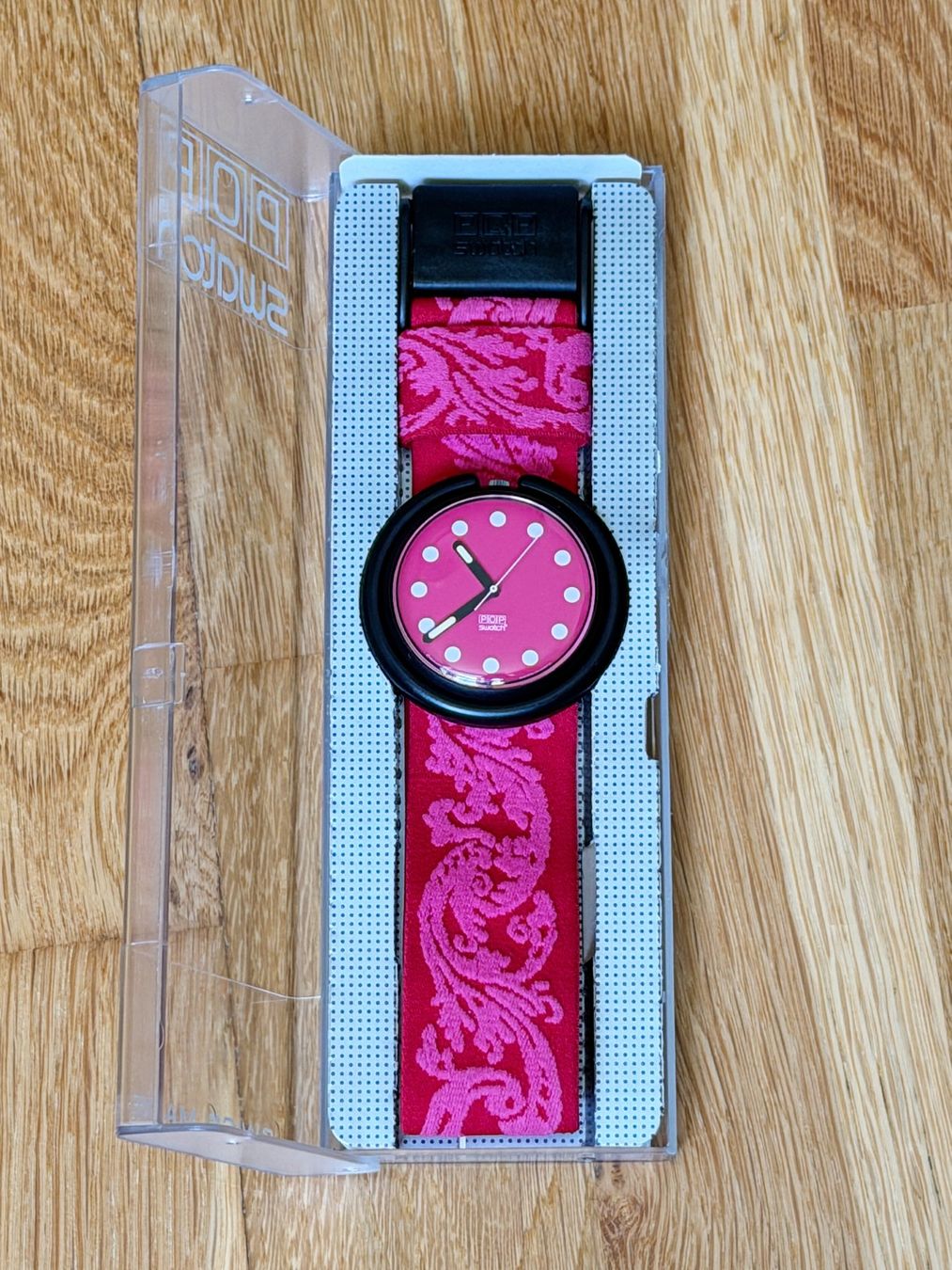 Swatch Uhren: Pop Swatch Red Stop / PWB153, 1991 – Gebraucht aus Adliswil von Ch_Mei 1