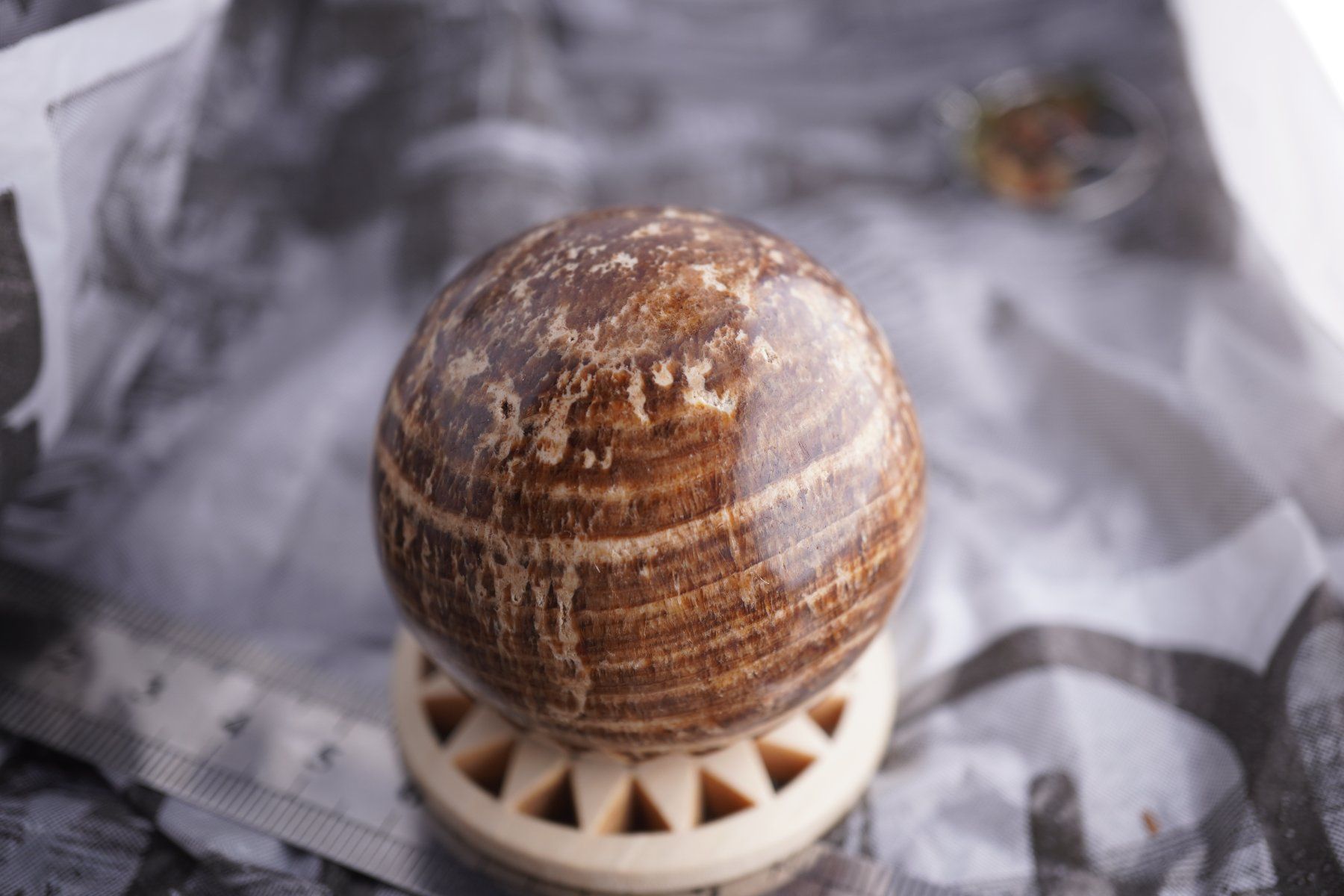 Minerali & Pietre curative: Aragonit      Kugel  Rausverkauf  5cm – Nuovo e nell'imballaggio originale da Eschenbach SG venduto da topstone 5