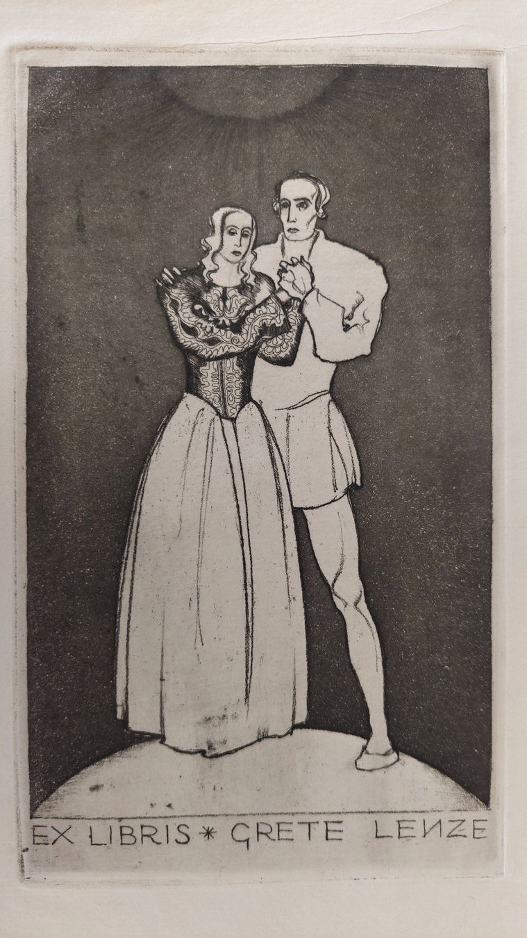 Dipinti: Exlibris Sepp Frank - Original Radierung – Usato da Obfelden venduto da Exlibris-Art