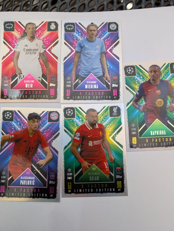 Topps Carte collezionabili: Topps Match Attax Karten,5 X Factor Limited Edition, Top! – Nuovo (secondo la descrizione) da Lyssach venduto da Chafurrer