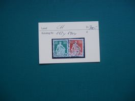 1940 Nr. 113 y + 140 y Helvetia mit Schwert Kreidepapier