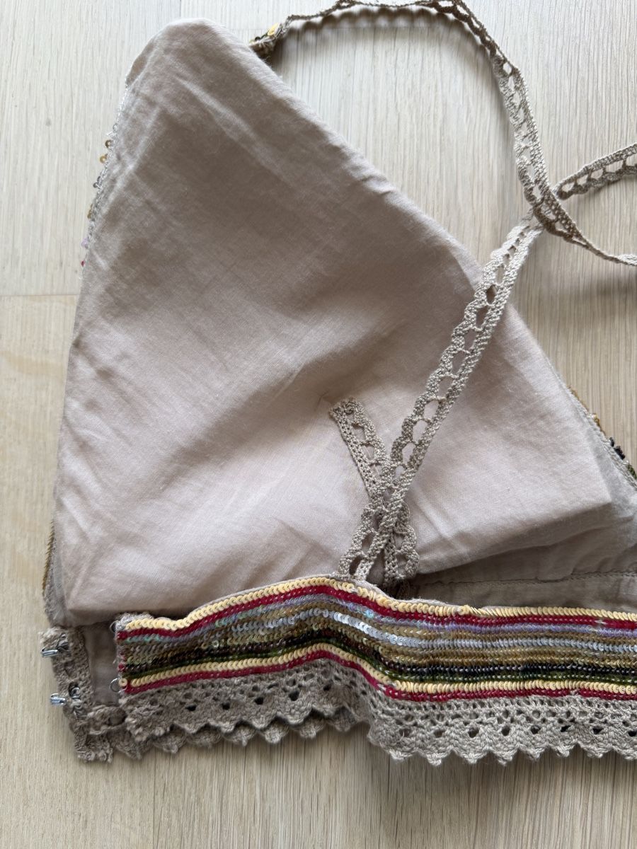 Twinset Top: TWINSET Bralette Grösse S/M mit Pailletten – Usato da Winterthur venduto da marisole4 1