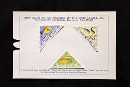 Herm Island 1954 Fish Triangles