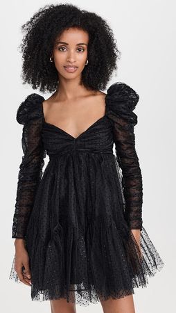 Zimmermann Kleid schwarz tulle mit Glitzer - Size 1 (S) NEU!