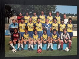 Fussball-Karte FC La Chaux-de-Fonds 1983-1984 signiert