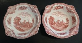 2 Johnson Bros Schalen "Old Britain Castles", TOP! 23 x 7 cm