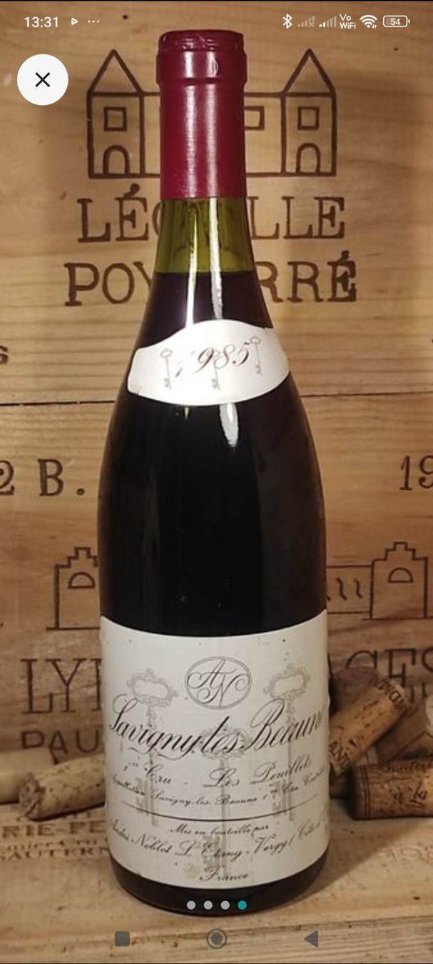 Vino: 1985 Savigny les Beaune Premier Cru – Nuovo e nell'imballaggio originale da Büsserach venduto da Vintage-vins 5