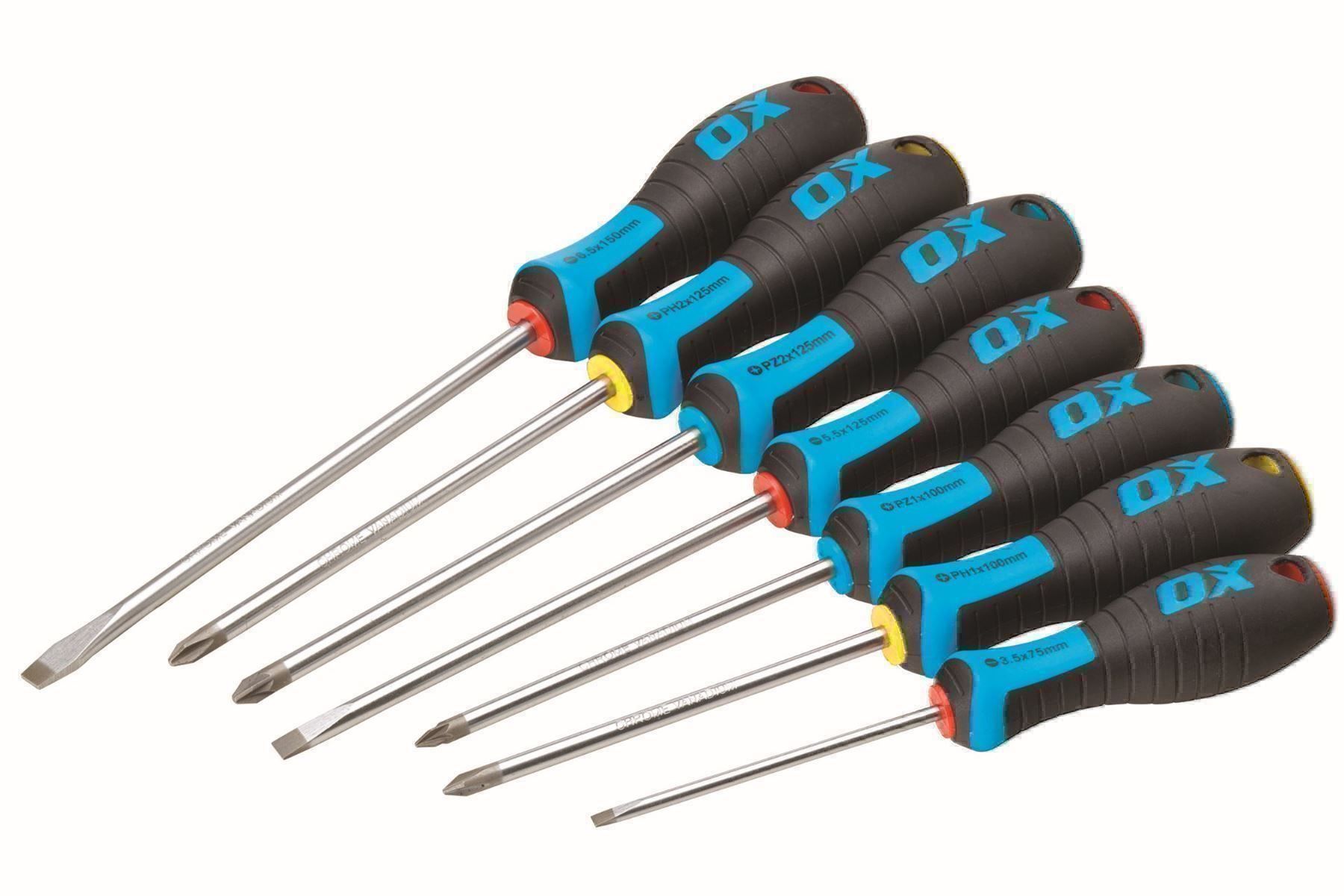 Tutti gli attrezzi: OX Profi Schraubenzieher Set 7 Stück – Nuovo e nell'imballaggio originale da Volken venduto da cobrashop_tool 3