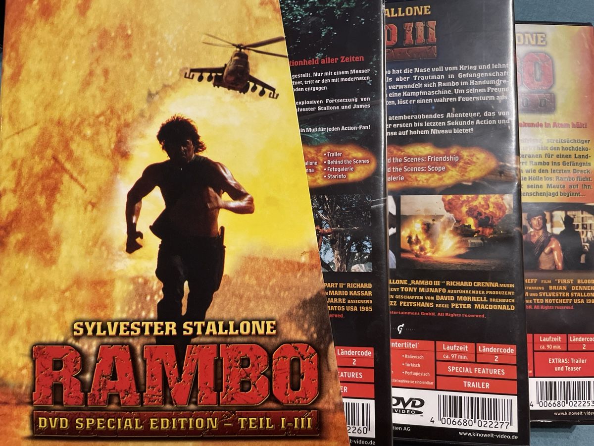 Alle DVDs: Rambo 1-3  – Gebraucht aus Waldenburg von Mimily33 1