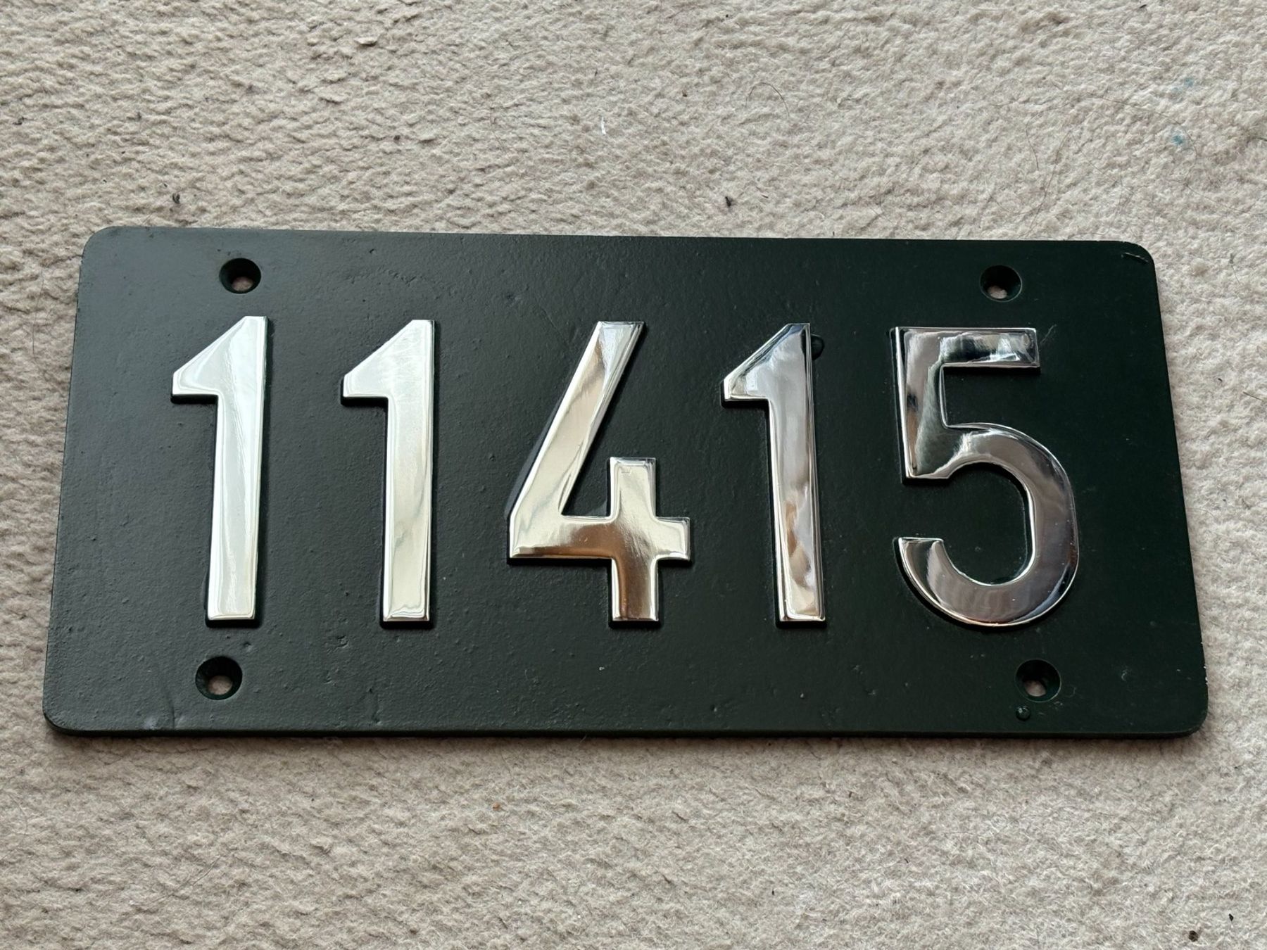 SBB/CFF/FFS Insegne: SBB Loknummer Schild von Ae 6/6 – Usato da Dietikon venduto da Lascodi