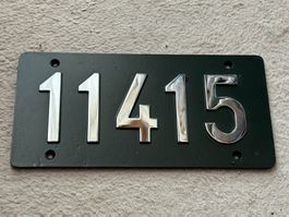 SBB Loknummer Schild von Ae 6/6