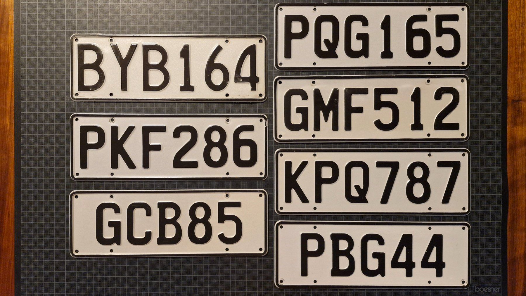 Alle Autoersatzteile: New Zealand originale Nummerschild – Gebraucht aus Rothenburg von Autoliterature