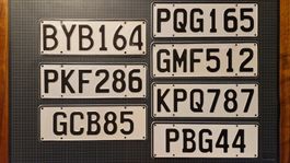 New Zealand originale Nummerschild