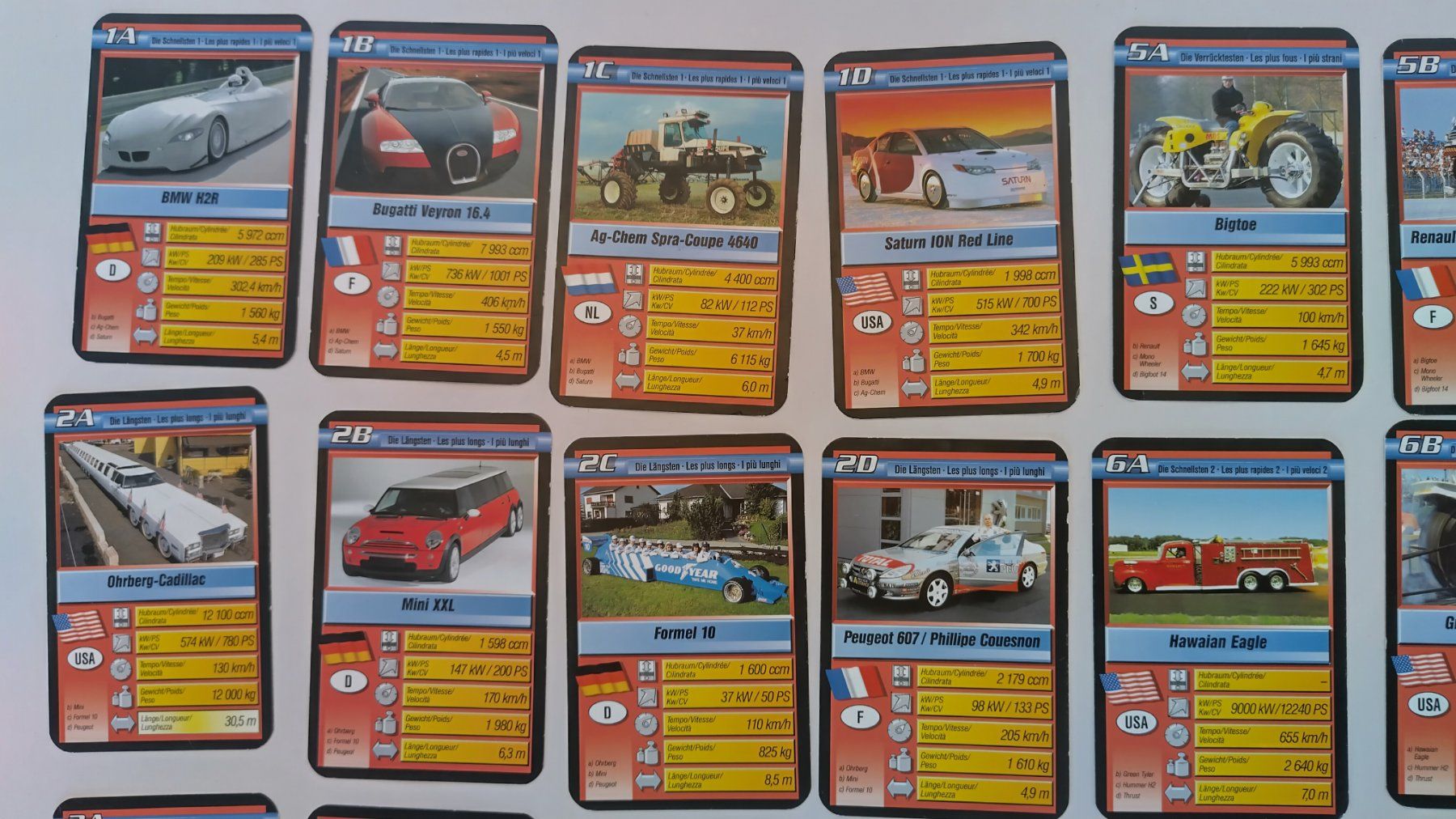 Ravensburger Giochi: Auto Quartett Coole Rekorde / 32 Karten ab Fr. 4.- – Usato da Bellach venduto da JingleJerry 3