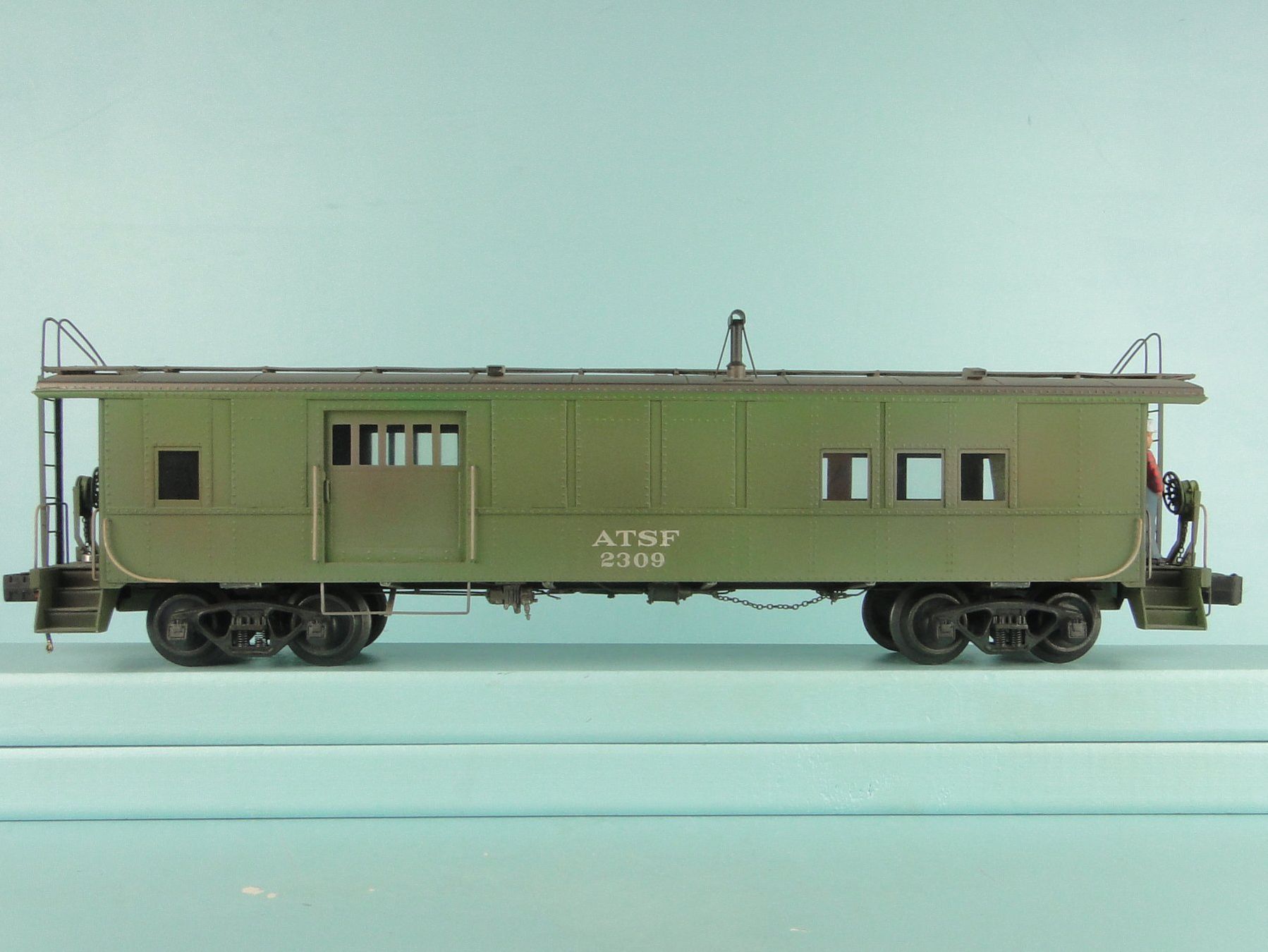 Modellini di ferrovie: Ajin Spur 0 A.T.S.F Mannschaftswagen – Usato da Bülach venduto da cann11 2