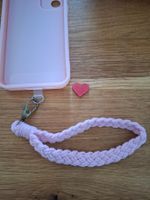 Handgemachtes Makramee-Handyband Rosa