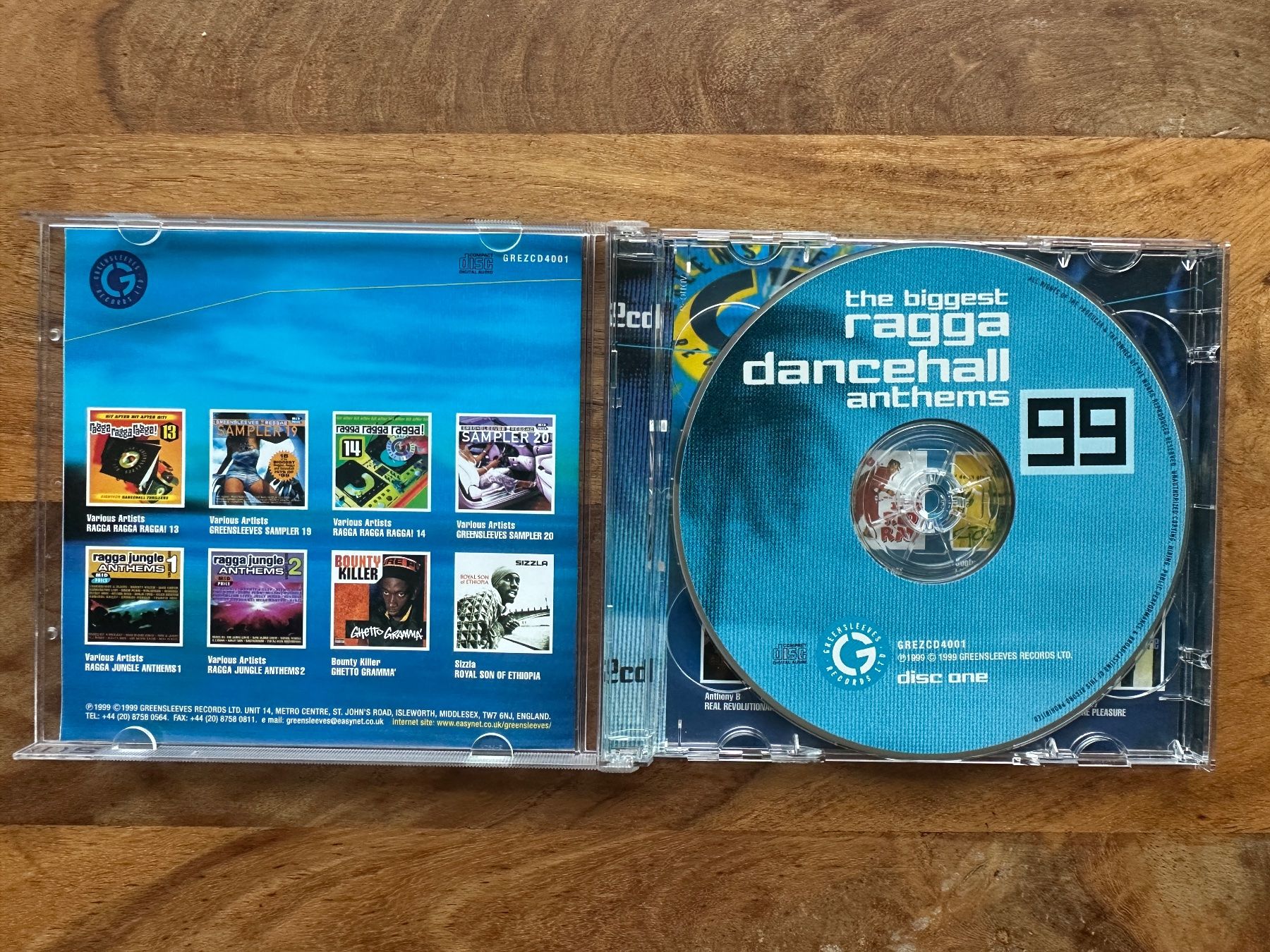 CD: The Biggest Ragga Dancehall Anthems 99 - 2CD – Usato da Horgen venduto da flyingpenguin2000 1