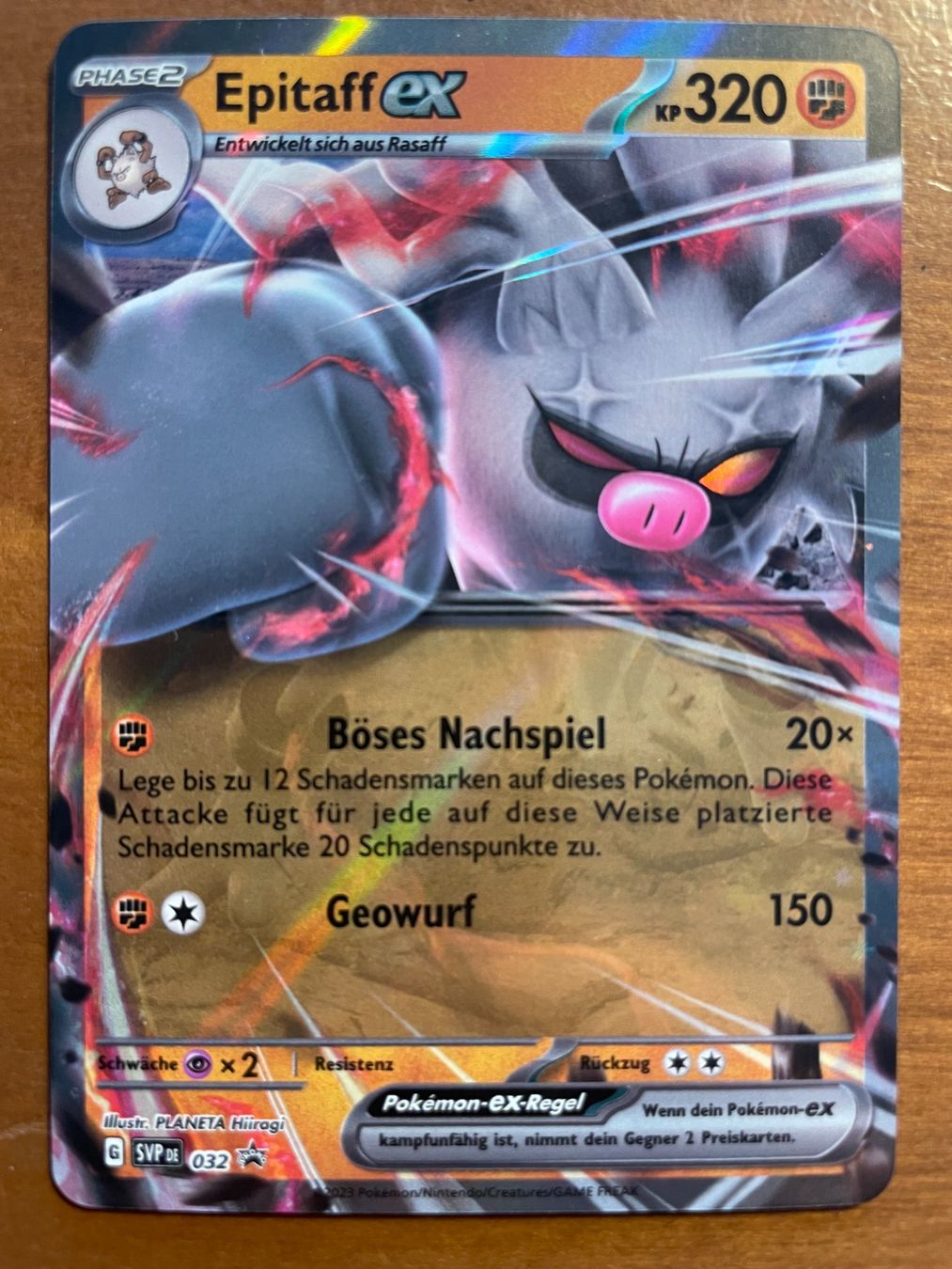 Pokémon Sammelbilder & Trading cards: Pokemon Epitaff eX (Versand gratis) – Neu (gemäss Beschreibung) aus Chur von Angerson