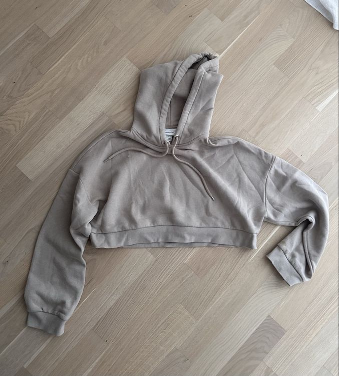 Monki Crop Hoodie Beige (Neu (gemäss Beschreibung)) in