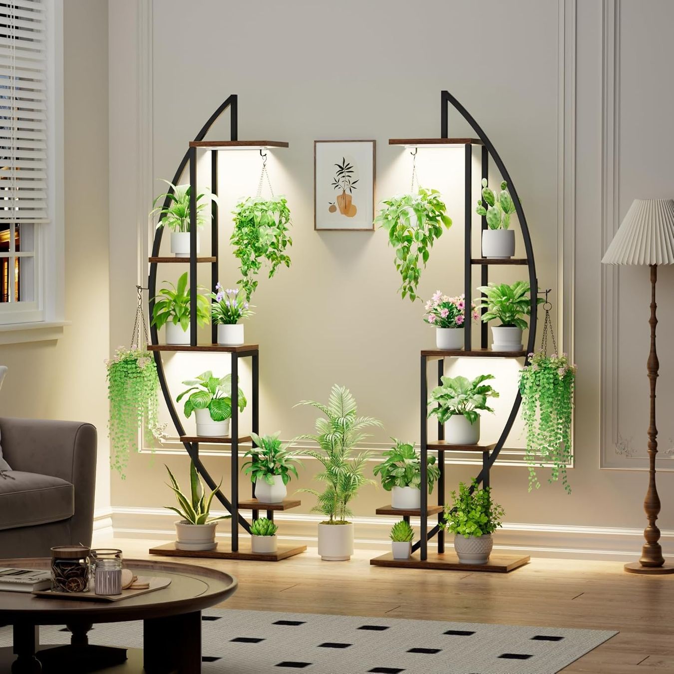 Étagères: Blumenständer mit Wachstumslichtern 2er Set. – Neuf avec emballage d'origine à Gränichen par omniadeals