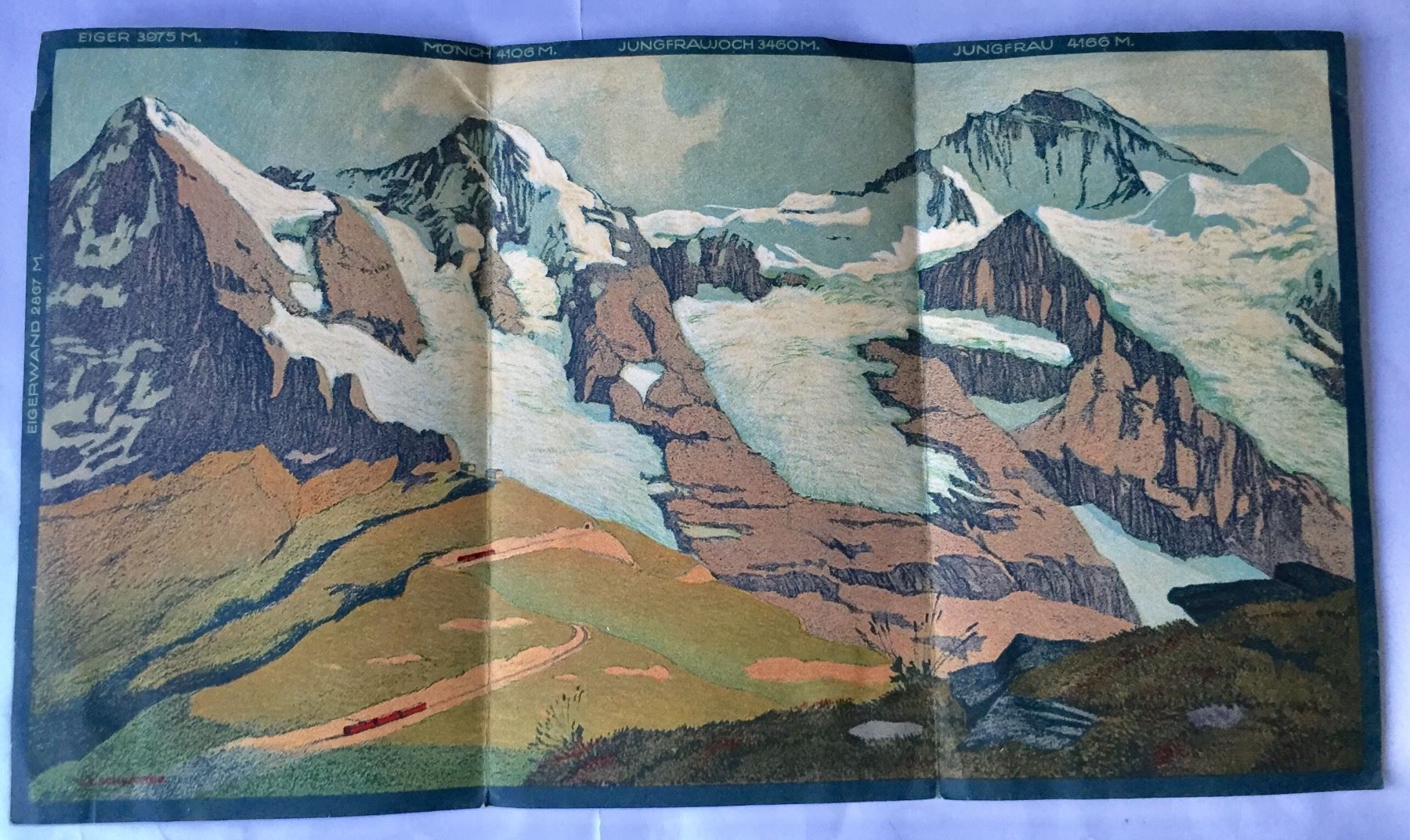 Cartoline postali: Jungfraubahn Schweiz – Usato da Gerlikon venduto da jabadabadu 1
