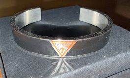 Guess Armreif, schwarz-silber, neuwertig, Top Zustand!