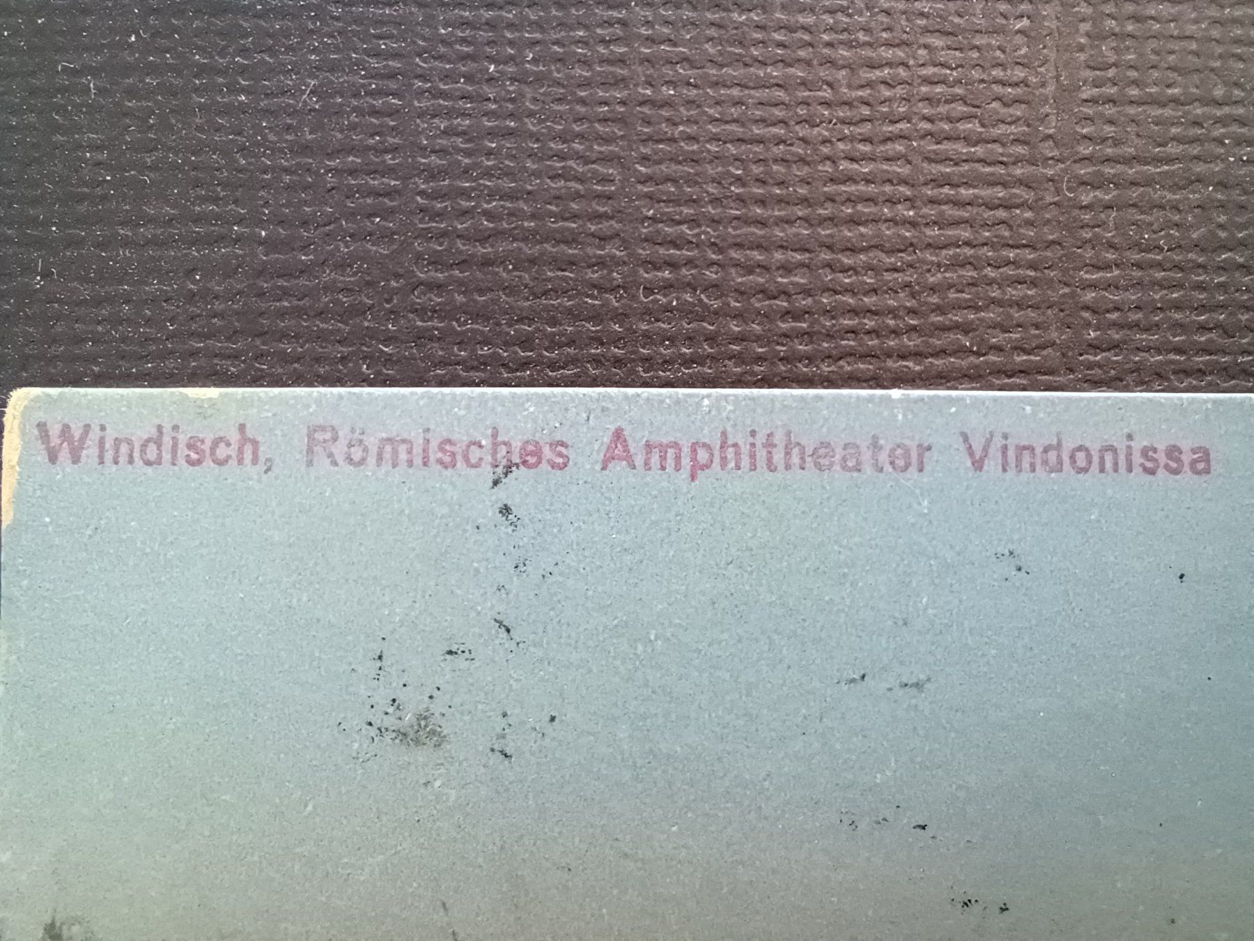 Cartoline postali: AG, Amphitheater Vindonissa Brugg 1914 – Usato da Aarau Rohr venduto da mgvw 1
