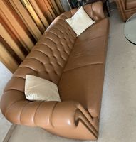 Chesterfield Balmoral style 3 seater luxury leather sofas