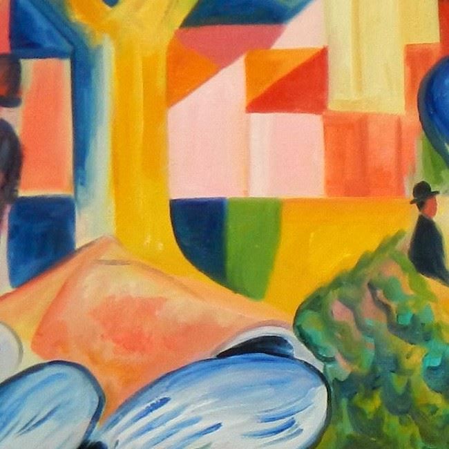 Riproduzioni & Creazioni: August Macke Zoologischer Garten – Nuovo (secondo la descrizione) da Larnaca venduto da KunstDepot24 5