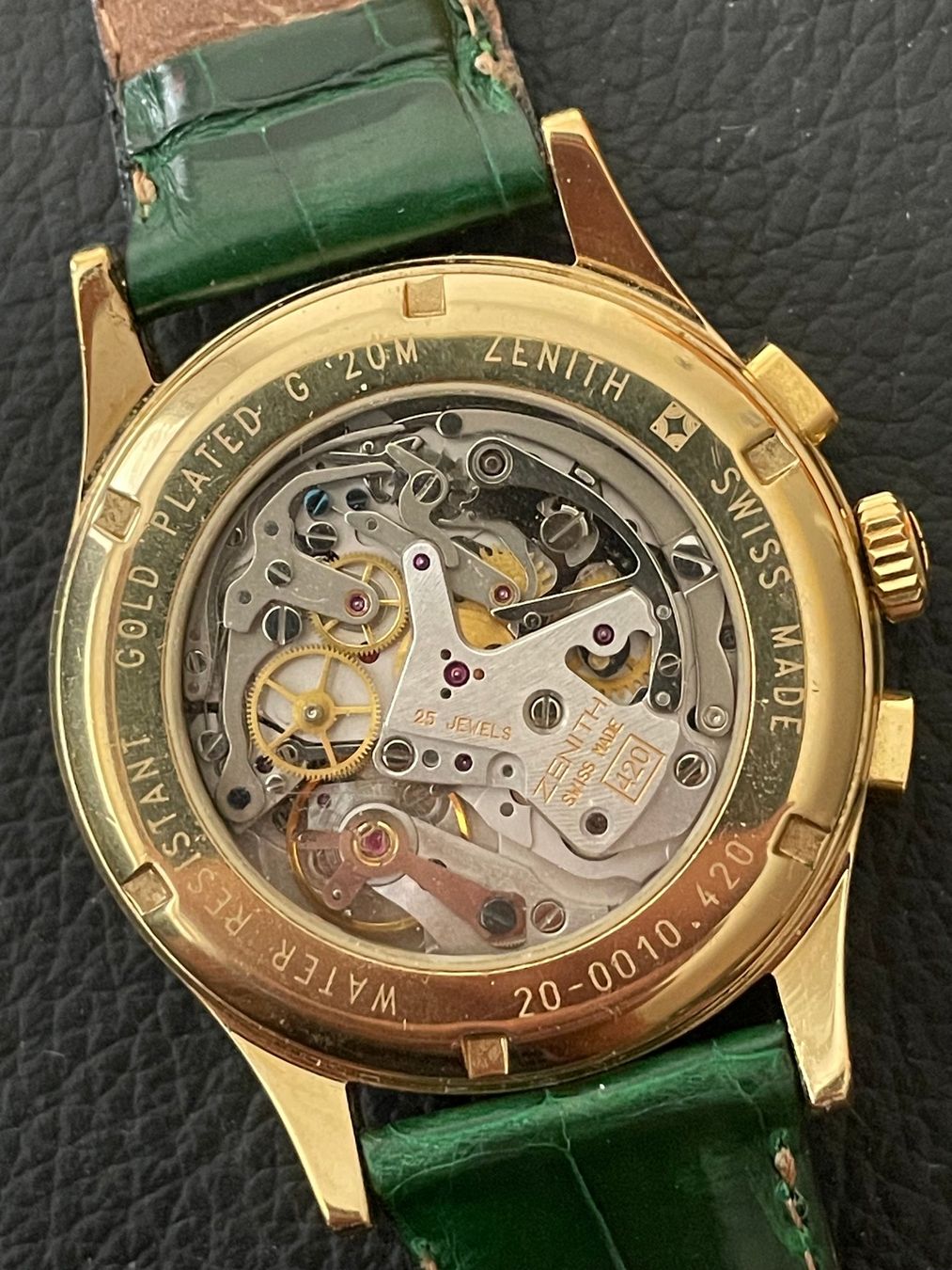 Zenith Orologi: Z E N I T H -  PRIME  Chronograph - Kal 420 – Usato da Rodersdorf venduto da luculus46 6