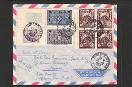 Flugbrief: Tunesien - Ghana , 16.2.1957