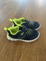 Vty Kids Navy/Neon Sneakers, Size 27, Great Condition!