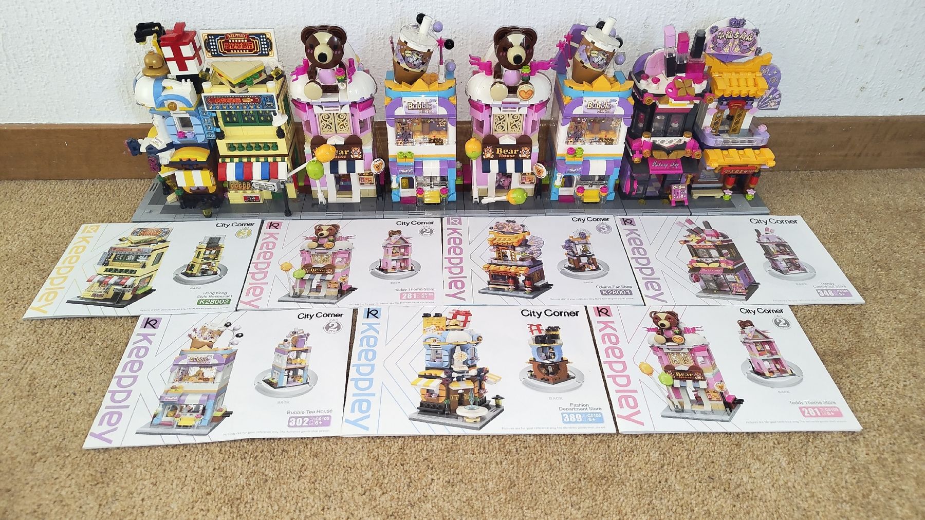 Kit di costruzioni: Keeppley City Corner Building Blocks 8 Sets  – Usato da Glattbrugg venduto da har_jgc7 9