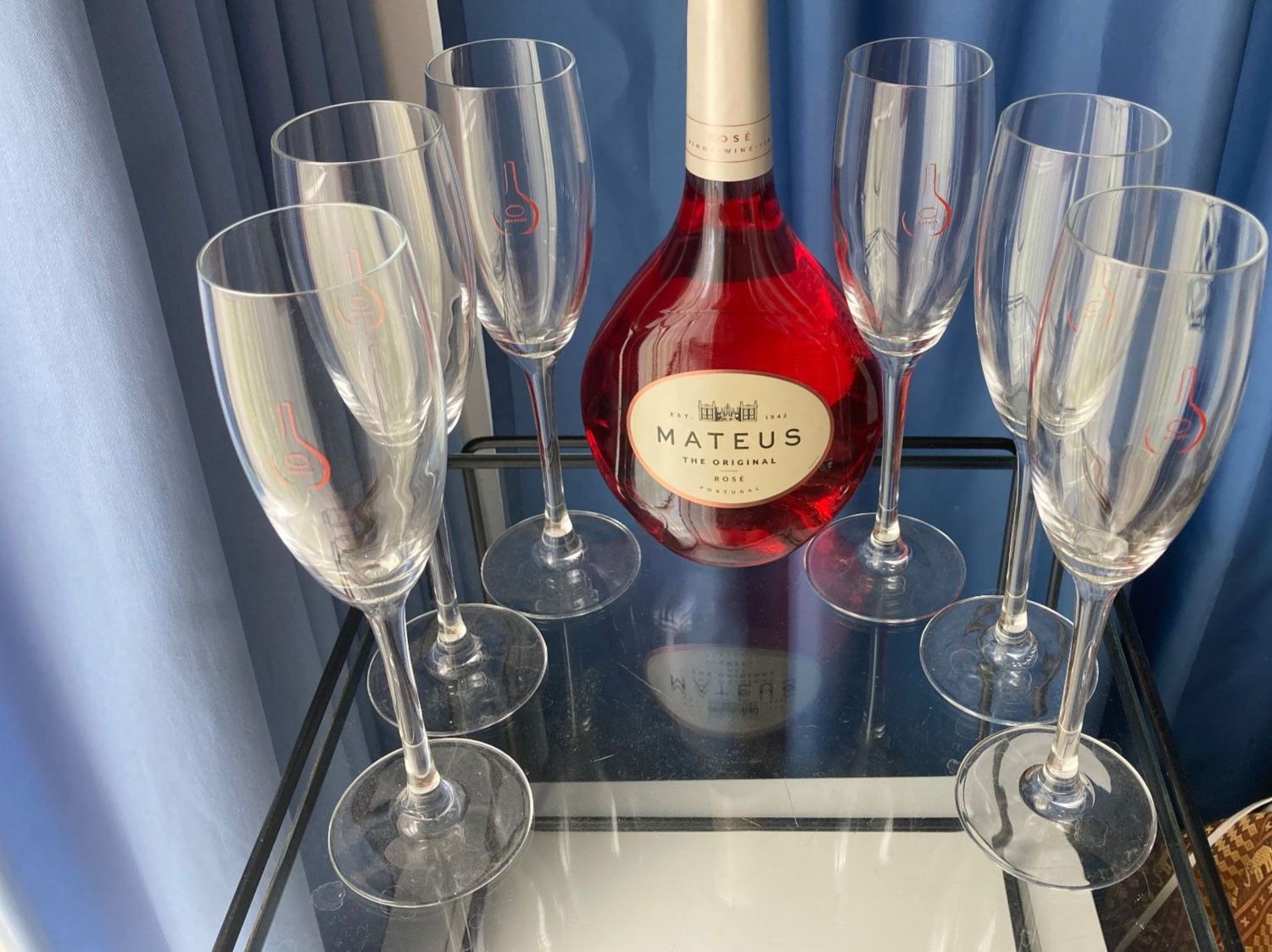 Bicchieri: 6 elegante Sekt-/ Kelchgläser - Matëus – Nuovo (secondo la descrizione) da Zürich venduto da mast728 2