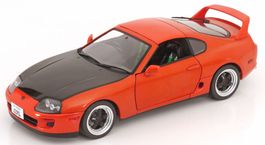 TOYOTA SUPRA MK4 1993-2002 ORANGE 1:18 SOLIDO