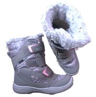 wie neu Gr. 30 SUPERFIT Winterstiefel hellgrau rosa Tex