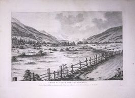 Ulrichen Goms Originalkupferstich  1780