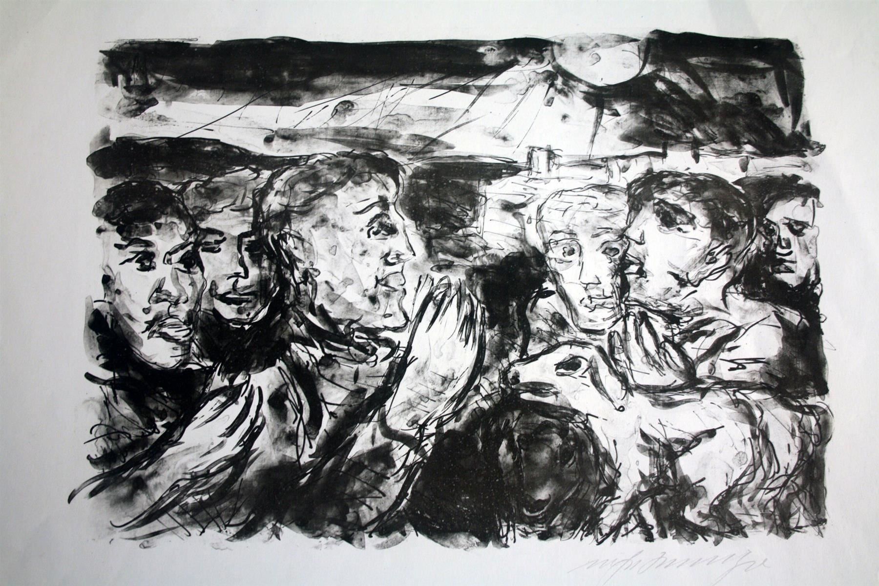 Grafica & Litografie: FIGURATIVER LITHOGRAPH (EU, 20. Jh.) – Usato da Bern venduto da Arting 1