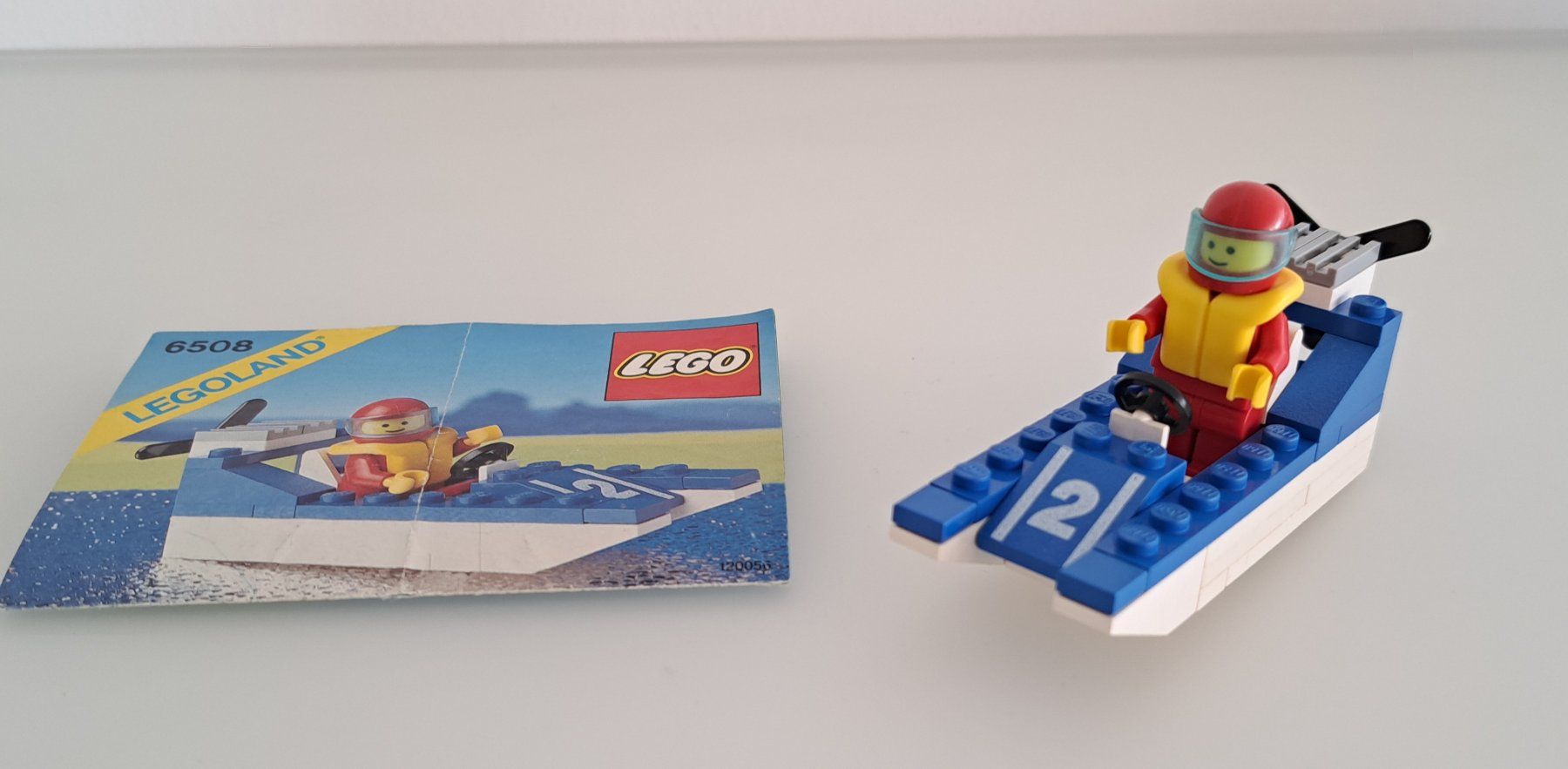Lego Giocattoli: Legoland LEGO 6508 - Rennboot - Speedboot    Komplett – Usato da Langendorf venduto da thesi246