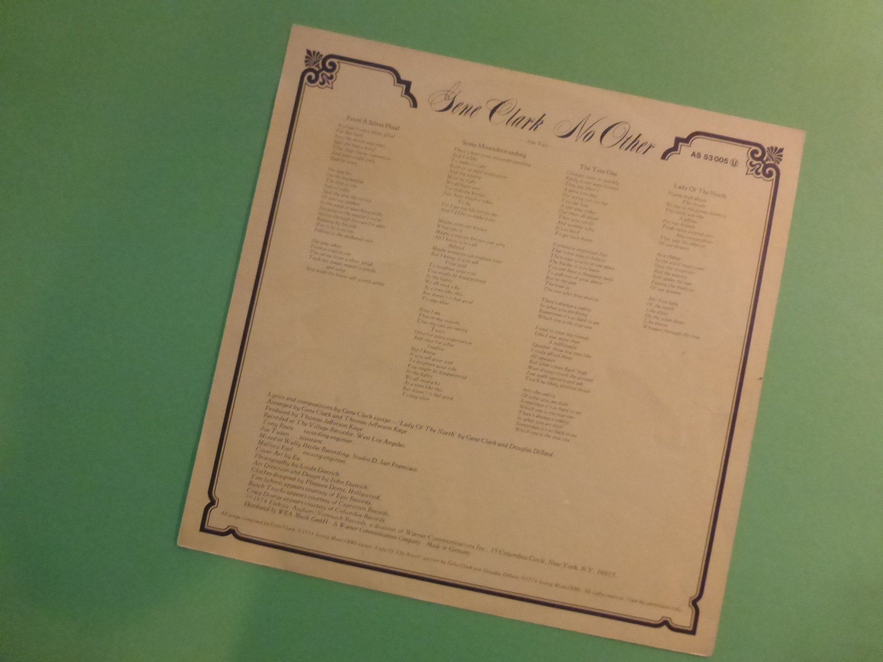 Dischi in vinile: Gene Clark – No Other – Usato da Zürich venduto da Swiss57 2