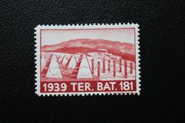 TER. BAT. 181 SOLDATENMARKE 1939 rot