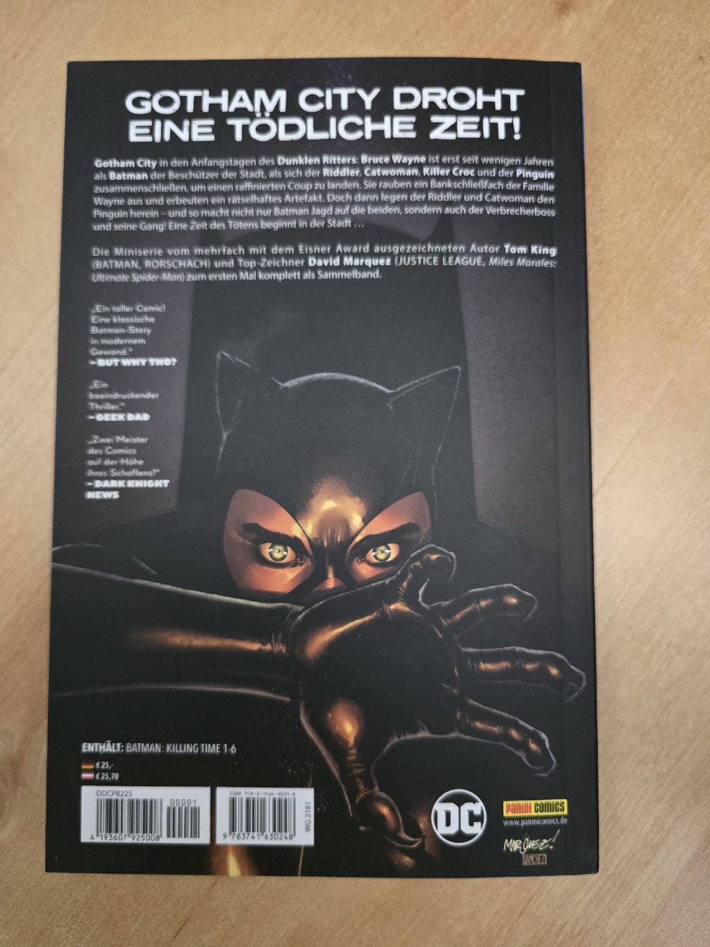 Fumetti: Batman: Killing Time Comic DC Comics Tom King David Marquez – Usato da Zürich venduto da hea_sxv7 1