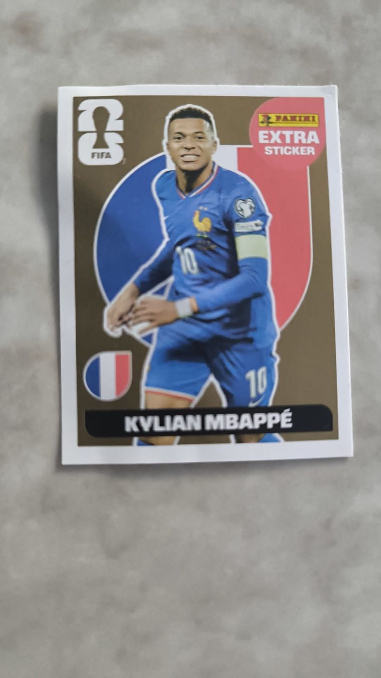 Panini Carte collezionabili: Mbappé Extra Sticker Gold!! – Nuovo e nell'imballaggio originale da Schaffhausen venduto da De_No