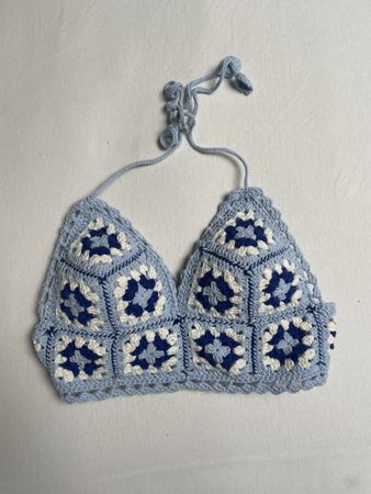 Häckel Top Blau weiss