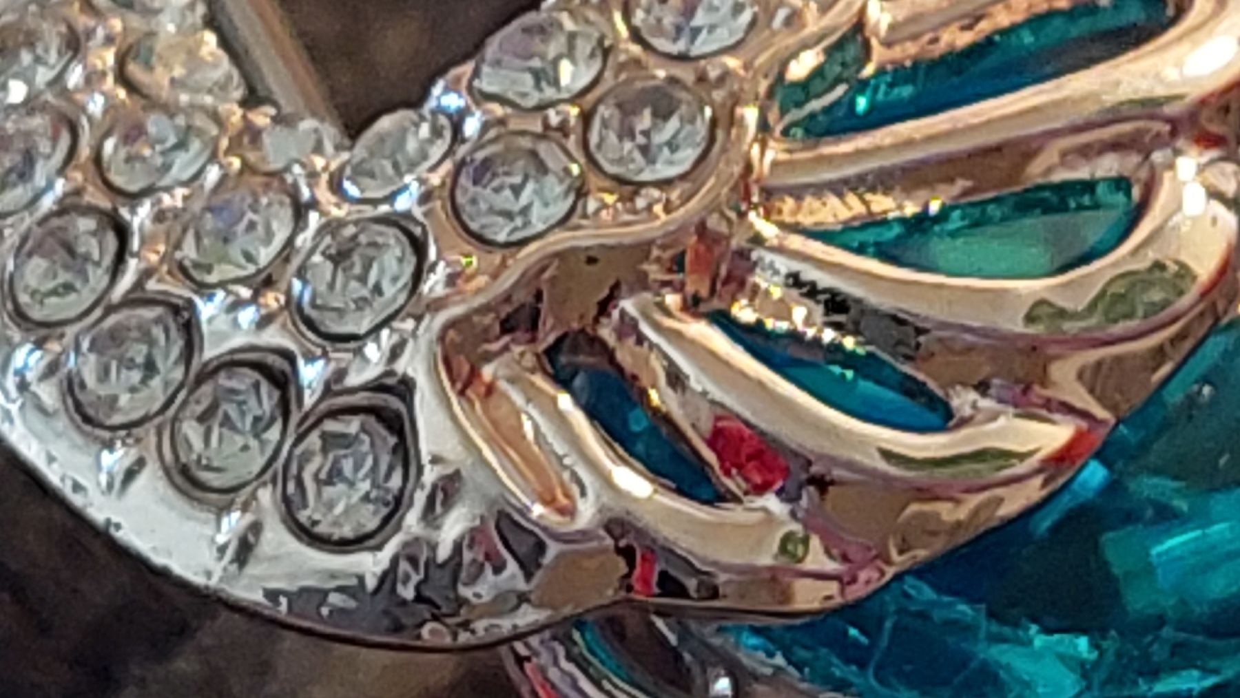 Broschen & Nadeln: Hübsche Brosche Schwan mit Strass und Stein blau – Neu (gemäss Beschreibung) aus Oberwil BL von Hunajakakku 3