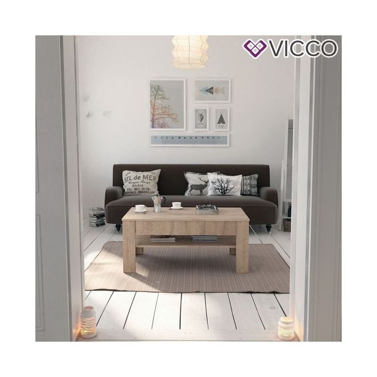 Tische: Couchtisch Beistelltisch mit Schublade Sonoma/Eiche – Neu und originalverpackt aus Wallenwil von toesstal-vertrieb 3